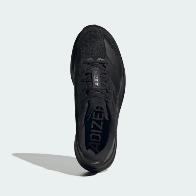 【adidas 愛迪達】ADIZERO EVO SL 跑鞋(KH9858 男鞋 跑鞋 輕量 慢跑鞋 經典黑)