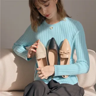 【HERLS】升級版柔軟百搭經典樂福/平底鞋大集合 面試通勤(多款任選)