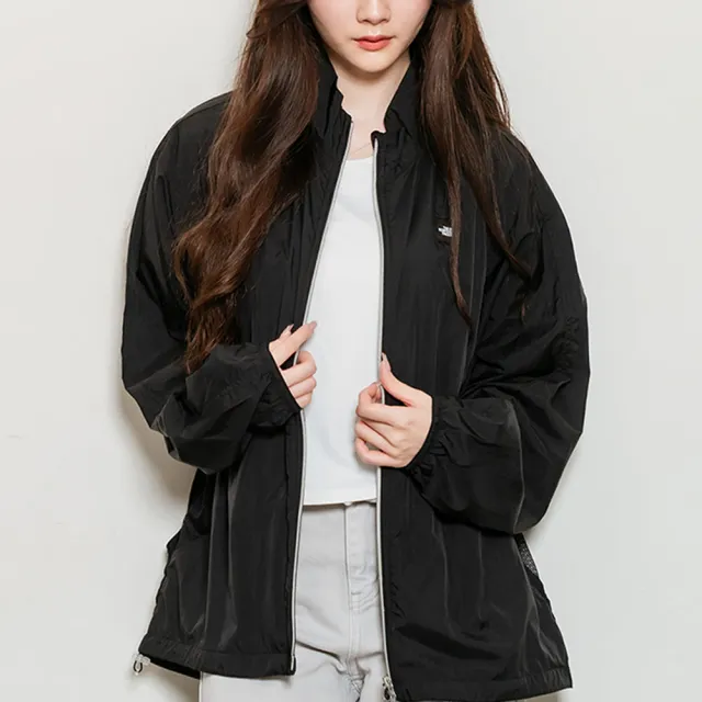 【The North Face】北臉 韓國 白標 女版 亮面方標 涼感 透氣 外套 女生外套 薄外套