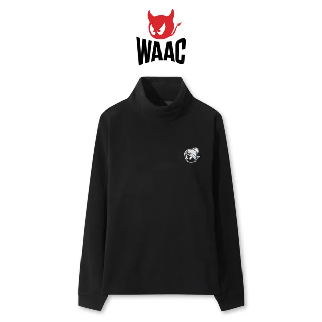 【WAAC】BEANIE WAACKY FLEECE PULLOVER 女士 高領長袖上衣(WWTBW25802-BKX)