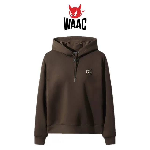 【WAAC】LOGO JERSEY HOODIE 女士 連帽長袖上衣(WWTBW25707-BRX)
