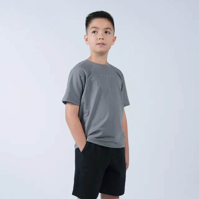 【VERVE】Skin3 SOLID 親膚短袖(童裝、親膚、厚薄適中、吸濕快乾、舒適、圓領、合身、運動短袖、舒適短袖)