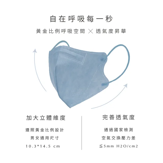 【辰昱】辰昱3D透氣立體醫療口罩30入/盒(有鼻樑壓條/透氣成人加大3D口罩)