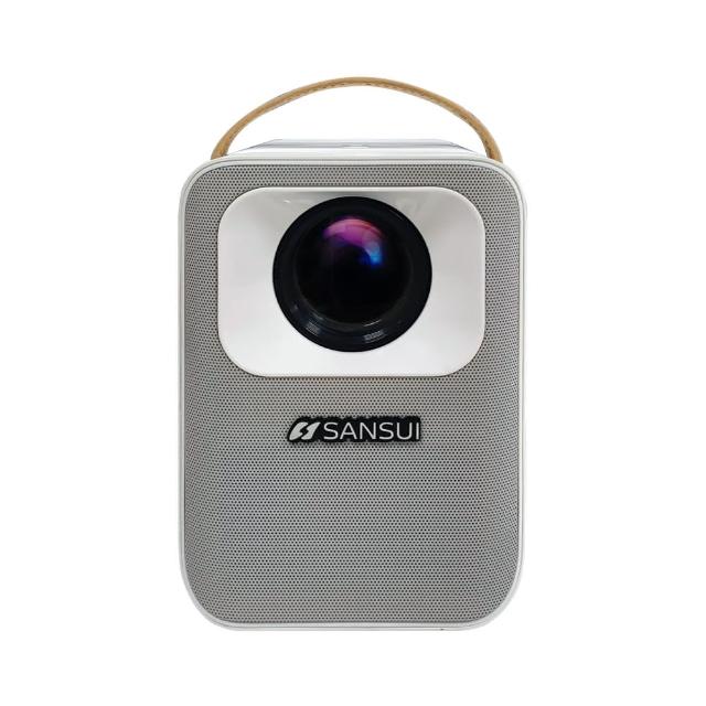 SANSUI山水 SPJ-MD SANSUI 山水 SPJ-MD 行動安卓微型投影機,搭載 1080P 原生解析度與 3000:1 對比,亮度達 2500lm 以下,支援 WiFi 無線連線、HDMI/USB 輸入,白色系輕巧設計僅 1.1KG,尺寸 136x108x149mm,內建電池與喇叭,投射距離 1.2-5M,16:9 畫面比例,燈泡壽命長達 30000 小時。適閤家庭娛樂、辦公簡報,桌面安裝便捷,中國製造 BSMI/NCC 認證,保固 1 年。山水 SPJ-MD 微型投影機讓您隨時隨地享受大畫面樂趣!