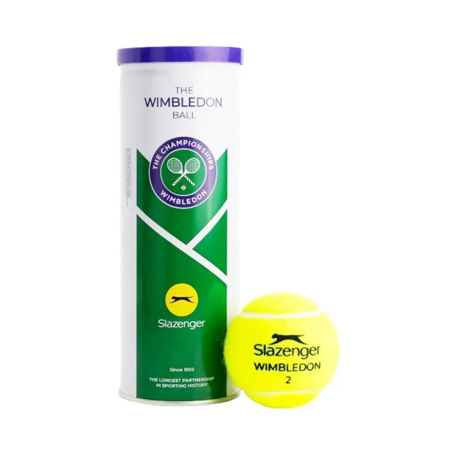 【Slazenger】溫布頓比賽指定用網球綠筒四筒組(STB340981)