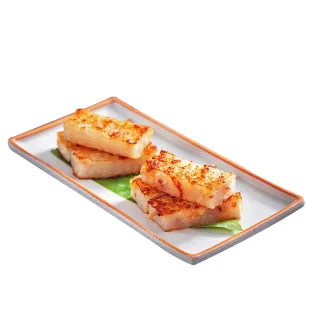 【上野物產】10包 台式蘿蔔糕(全素) (1000g±10%/10片/包 港點/港式點心/早餐/煎粿/素食)