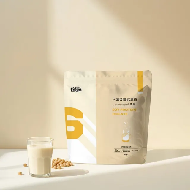 【GOAL DAILY】100%大豆分離式蛋白1kg(經典原味)