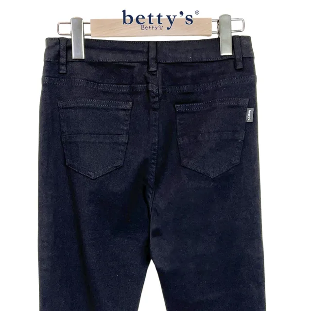 【betty’s 貝蒂思】時尚簡約緊身牛仔褲(黑色)