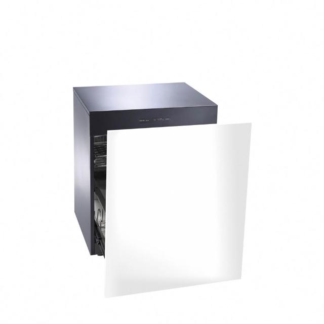 【SAKURA 櫻花】60cm嵌門板型高70cm落地式烘碗機銀色不鏽鋼(不含門板) Q-7596BML 含基本安裝