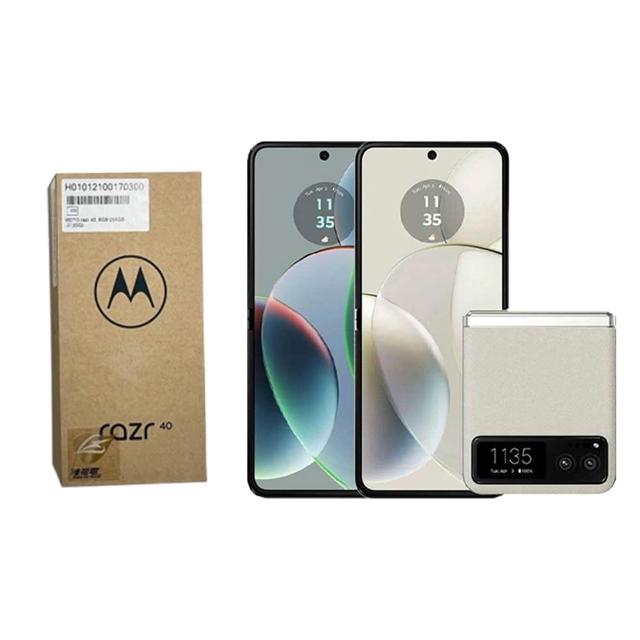 Motorola Razr 40 摺疊手機，融合經典設計與現代科技，搭載6400萬畫素主相機與1300萬畫素超廣角/微距鏡頭，支援OIS光學防手震與雷射自動對焦。摺疊螢幕設計讓您一眼盡覽所有重要內容，輕薄耐用，風格時尚，完美結合機能與美觀。