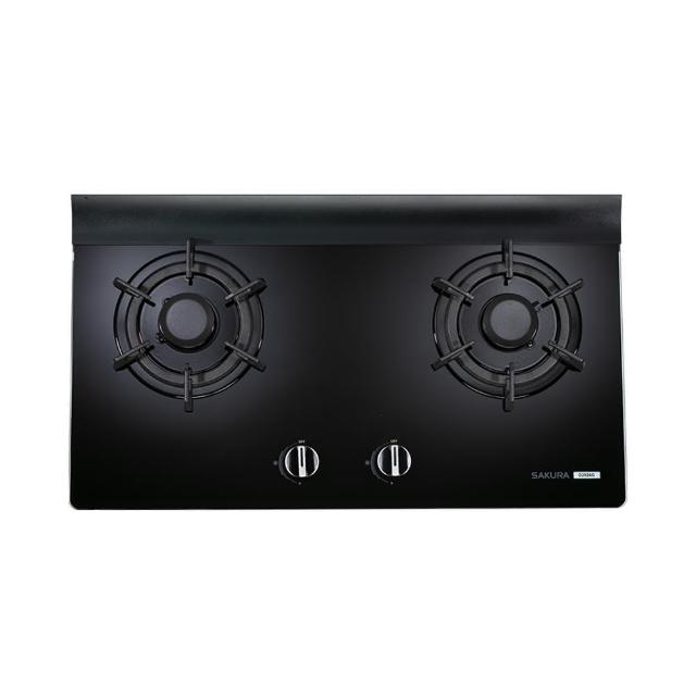 【SAKURA 櫻花】二口高效玻璃檯面爐G2826(原廠安裝)