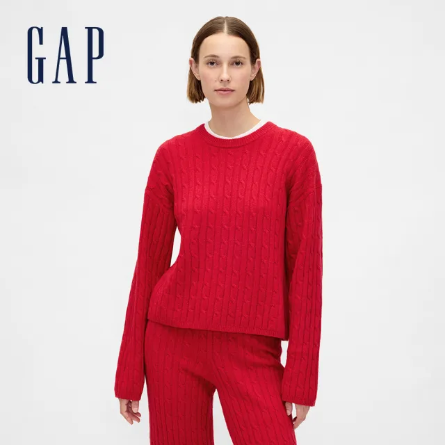 【GAP】女裝 針織衫-多色任選(844751)