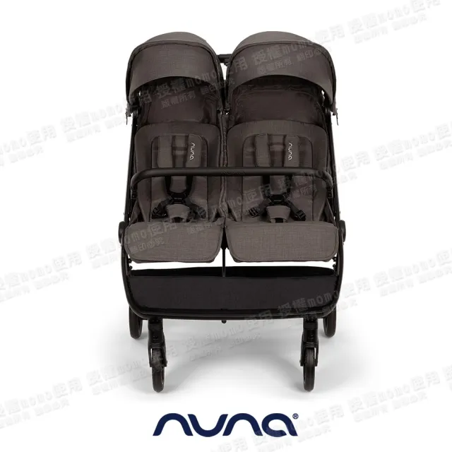 【nuna】TRVL dubl雙座型秒收時尚輕摺車(嬰兒手推車)