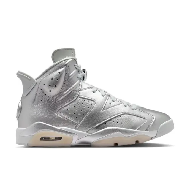 【NIKE 耐吉】PSG Paris Saint-Germain x Nike AJ6 復刻 金屬銀 透氣孔 氣墊 運動鞋 男鞋 IQ5135-001