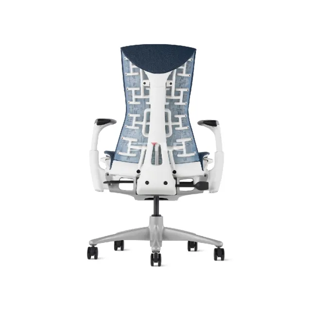 【Herman Miller】Embody 中厚布 - 白框深藍布｜世代家具｜原廠授權代理商(人體工學椅/電腦椅)