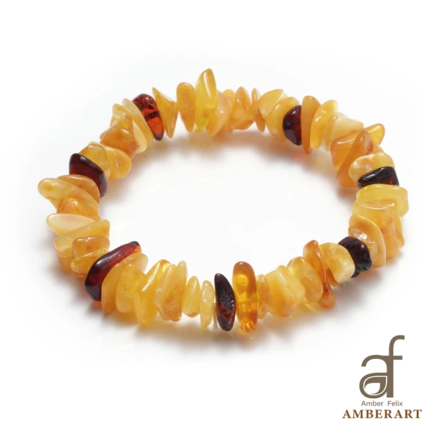 AF AMBER ART波蘭原礦蜜蠟招財手串