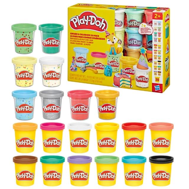 【PLAYDOH 培樂多】黏土系列(20色黏土組)