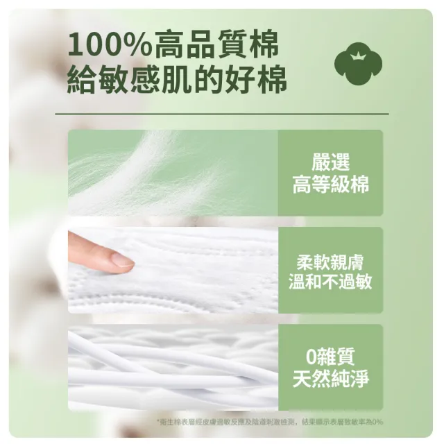 【Purcotton】全棉時代 100%純棉超淨吸夜用加長型衛生棉 36cm8片*9包組(奈絲公主系列/100%美國棉)