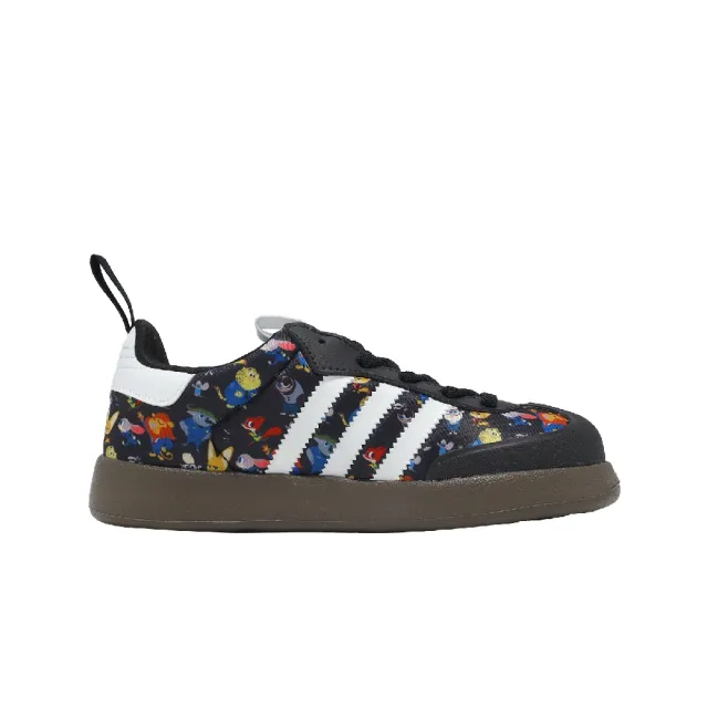 【adidas 愛迪達】休閒鞋 AdiFom Samba 360 C 中大童 小朋友 黑 彩 復古 JP8626