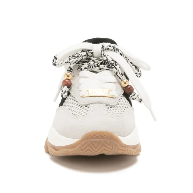 【steve madden】花紋串珠網布休閒鞋 MAXFIELD(灰色)