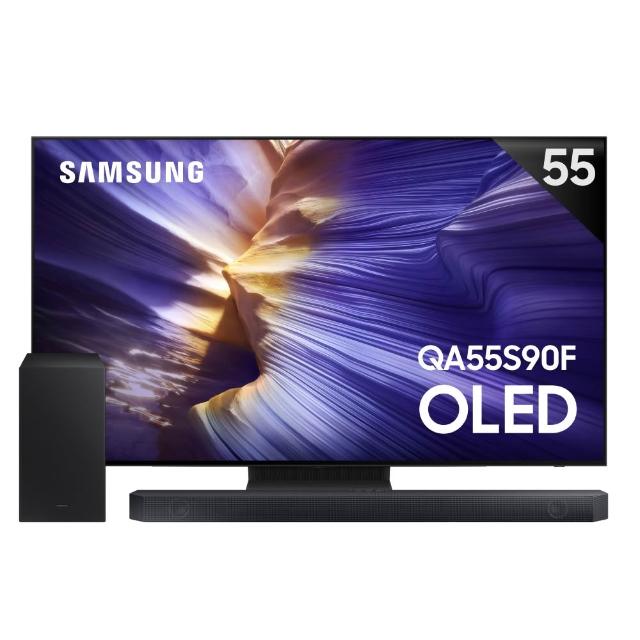【Samsung 三星】55型 4K OLED AI智慧顯示器 55S90F(QA55S90FAXXZW)