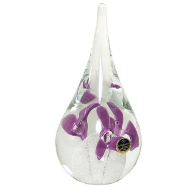 【TOP ART LIVING】幸福之葉 The leaf of happiness 水滴型(琉璃  送禮 藝品 藝術禮品 捷克製)