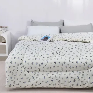 【ONE FINE DAY 日禾家居】台灣製 雙面法蘭絨石墨烯加厚暖暖被2KG 冬被(150X200cm_多款任選)