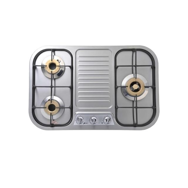HOSUN豪山牌 ST-3239-S 全省安裝 豪山牌三口檯面爐 不鏽鋼製瓦斯爐 桶裝瓦斯適用 爐頭型別為傳統 電子連續火設計 火力強大 能源效率等級第二級 產地為其他國家 機體尺寸760x500x120mm 適用於廚衛三機 家電用品 配送時間依物流聯絡約定 若同意約定事項即可下單