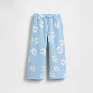 【GAP】嬰兒及幼兒VintageSoft圖案運動長褲-藍色焦點(882146)