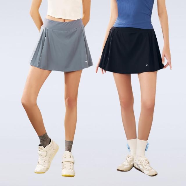 【YUANDONGLI 元動力】Cool+涼感運動短褲裙(三色；S-XL；4243332404)