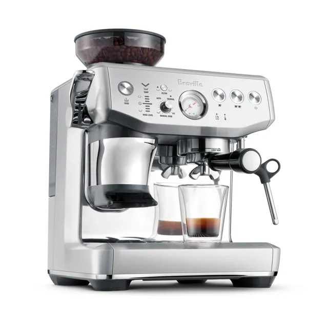 【Breville】BES876XL the Barista Express Impress咖啡機（雪花白）(總代理公司貨)