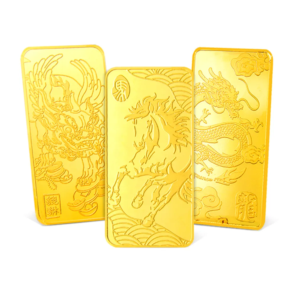 GJS 金敬順】黃金9999金條元寶金豆多選款(金重:1.00錢) - momo購物網