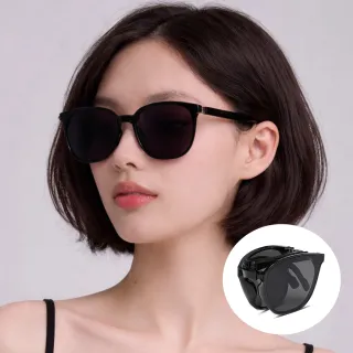【SUNS】時尚方框折疊墨鏡 Polarized偏光墨鏡 多色任選 流行明星款 顯小臉 輕量/防眩光/遮陽/抗UV400