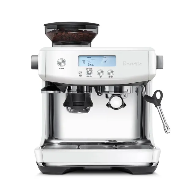 【Breville】BES878XL the Barista Pro™ 專業級複合式研磨義式咖啡機（雪花白）(總代理公司貨)