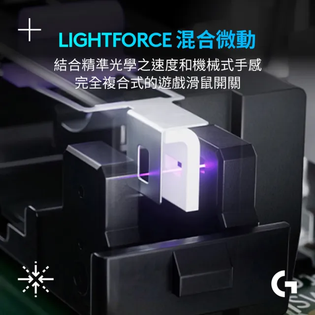 【Logitech G】G502 X 高效能電競有線滑鼠(岩石黑)