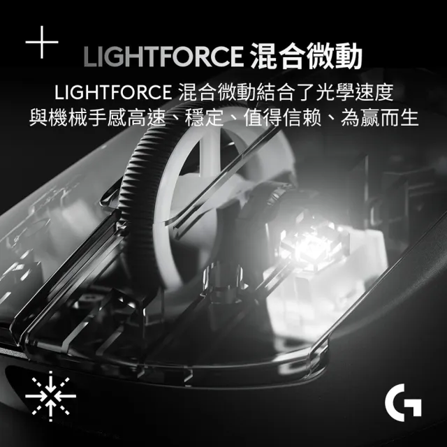 【Logitech G】PRO X SUPERLIGHT 2C 無線輕量化電競滑鼠