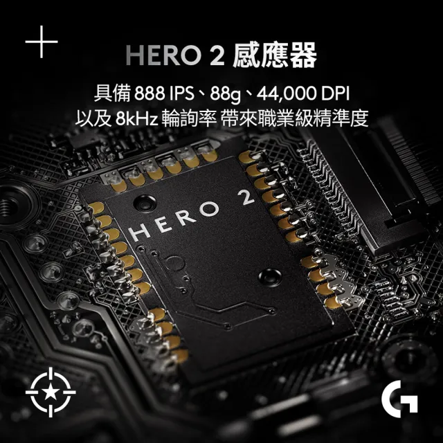 【Logitech G】PRO X SUPERLIGHT 2C 無線輕量化電競滑鼠