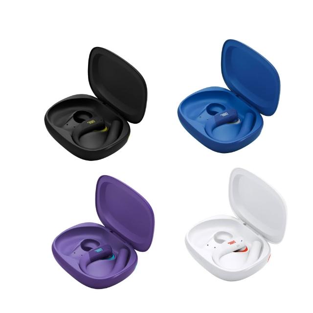 JBL Endurance Peak 4 是一款專為運動設計的藍芽耳機，具備防潑水功能，支援藍芽5.4傳輸技術，提供高靈敏度與清晰語音通話。耳機採用耳掛式設計，輕巧舒適，重量僅101g，並有黑色、白色、紫色、藍色多種純色選擇，適合日常與運動使用。內建麥克風，無需線控，適用於多種作業系統，並附有一年保固與NCC認證。