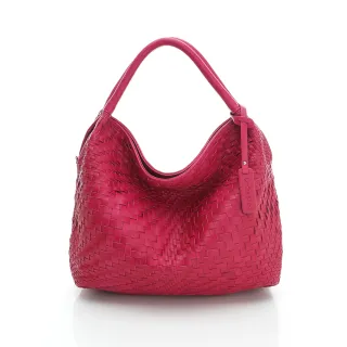 【LouiseC.】真皮 Tree House 真羊皮手工編織時尚優雅肩背開衩包-3色(真皮包包 71L05-0007A)