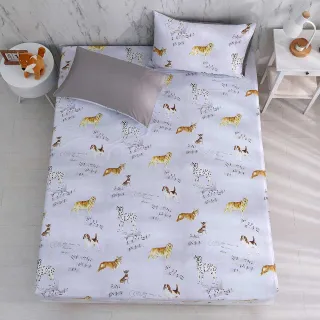 【HongYew 鴻宇】300織美國棉 床包枕套組-多款任選(單人)