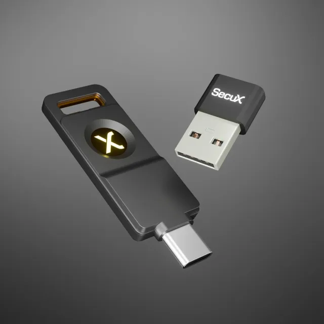 SecuX PUFido Drive Clife Key 雙用隨身碟兼硬體安全金鑰 Fido Key (儲存、保護帳號密碼安全)