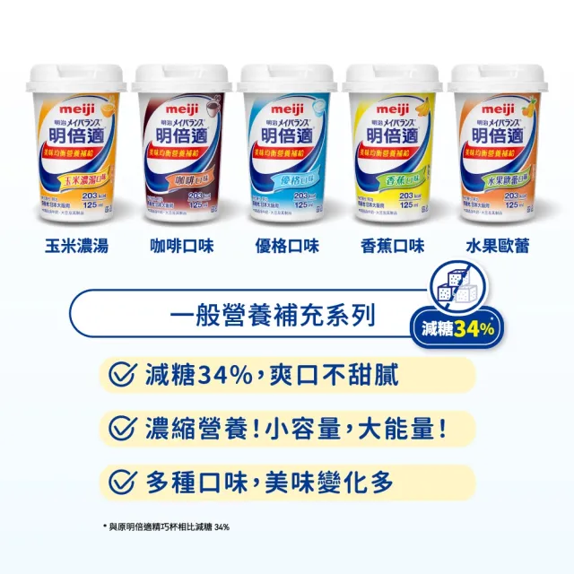 【Meiji 明治】明倍適營養補充品任選口味 2箱48入(成人營養品、補充體力、莊智淵代言)