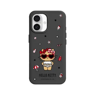 【RHINOSHIELD 犀牛盾】iPhone 14系列 SolidSuit MagSafe兼容 經典防摔磁吸手機殼/愛心墨鏡(Hello Kitty)