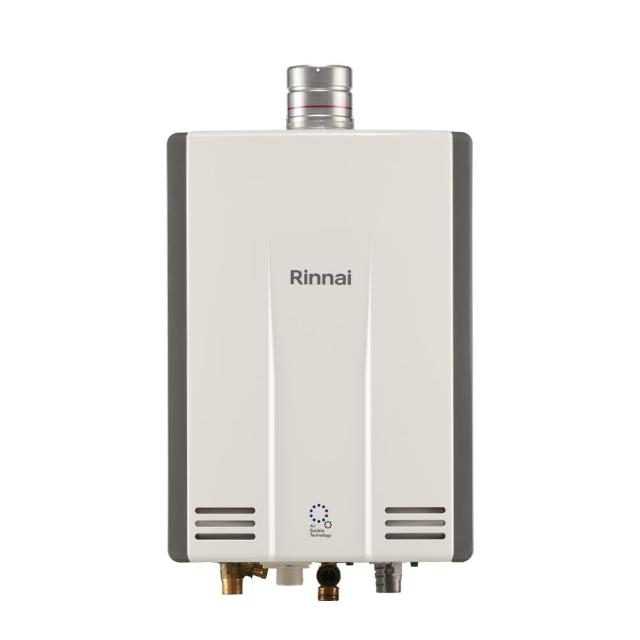 Rinnai林內牌 REU-UA2426WFD Rinnai 林內牌 REU-UA2426WFD 瓦斯熱水器,採用 FE 強制排氣式設計,機械控溫功能,提供穩定高效熱水輸出。尺寸 356x503x182mm,能源效率第二級,適用 110V 電壓,保固 1 年。BSMI 許可依原廠公告,適閤家庭日常使用,安全可靠的熱水解決方案。