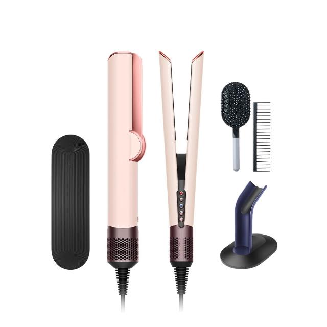 【dyson 戴森】HT01 Airstrait™ 二合一吹風直髮器(粉霧玫瑰色)