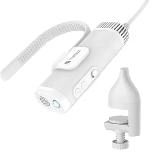 【mimax 米覓】掛脖吹水機 寵物吹水機 寵物吹風機(僅265g 3億負離子 寵物烘乾 手持 支架 掛脖 多用)