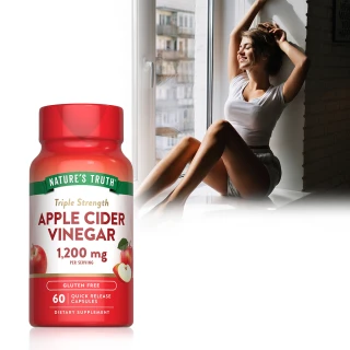 【Nature&rsquo;s Truth 綠萃淨】特級蘋果醋窈窕膠囊(60粒/瓶)