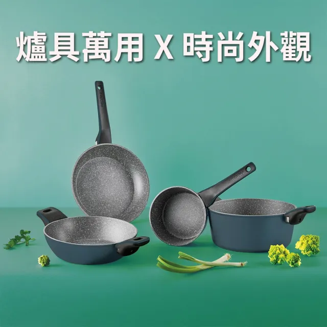 【PEDRINI】義大利 EvoTek不沾平底鍋 26cm / 平煎鍋 不沾鍋 IH爐適用