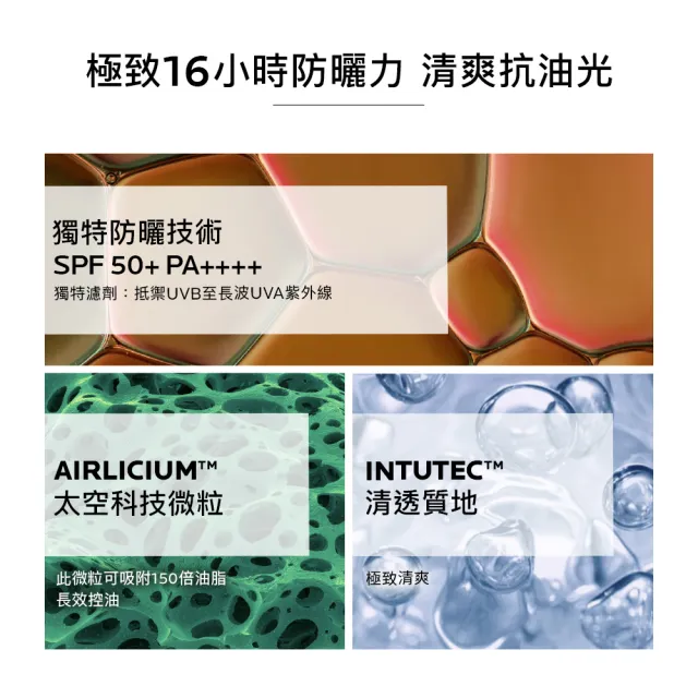 【理膚寶水】獨家限定★太空科技防全護極致抗油光防曬亮白乳 30ml買60送60_C