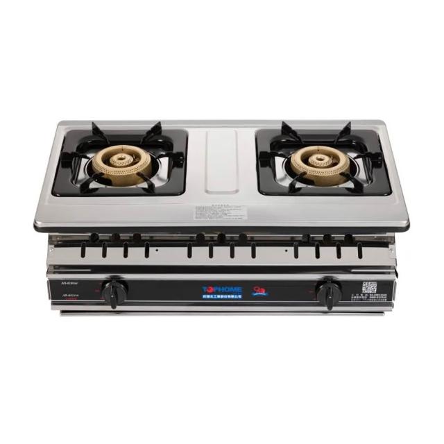 【TOPHOME 莊頭北工業】白鐵二環蜂巢銅爐頭崁入爐 (AS-617TSV 原廠安裝)